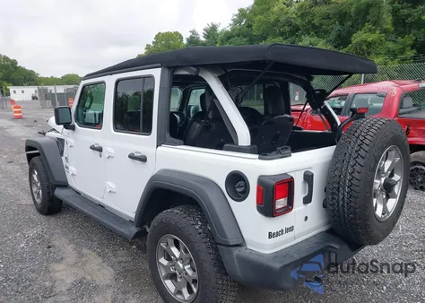 2020 Jeep Wrangler Unlimited Freedom 4X4 from USA, damaged, VIN 1C4HJXDG9LW238494